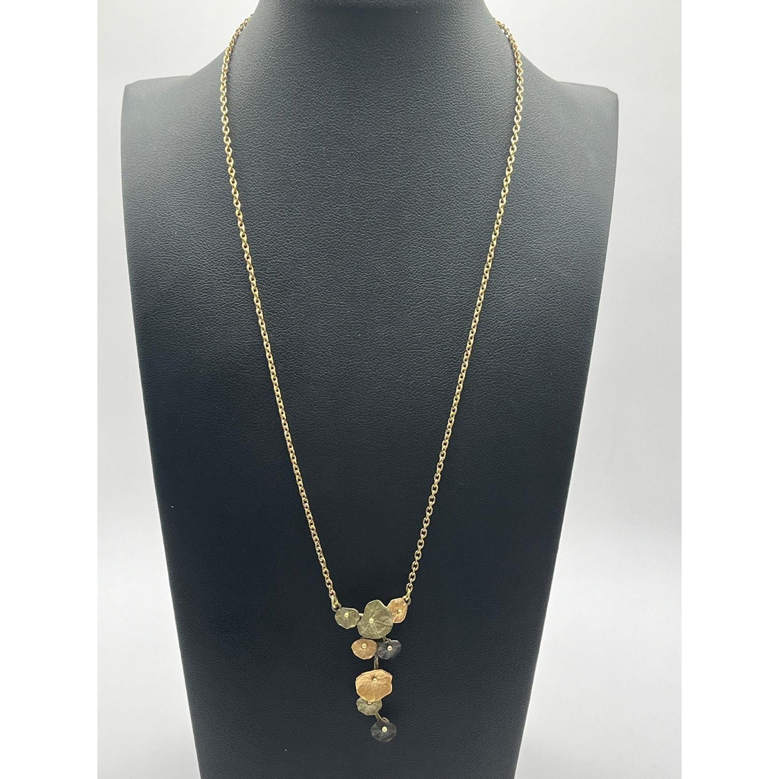 Michael Michaud Petite Nasturtium Pendant Necklace