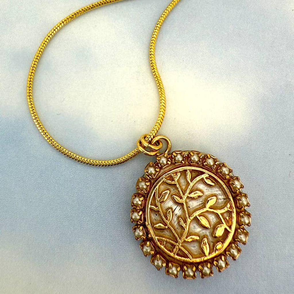Michal Golan Luster & Light Branches Circle Necklace