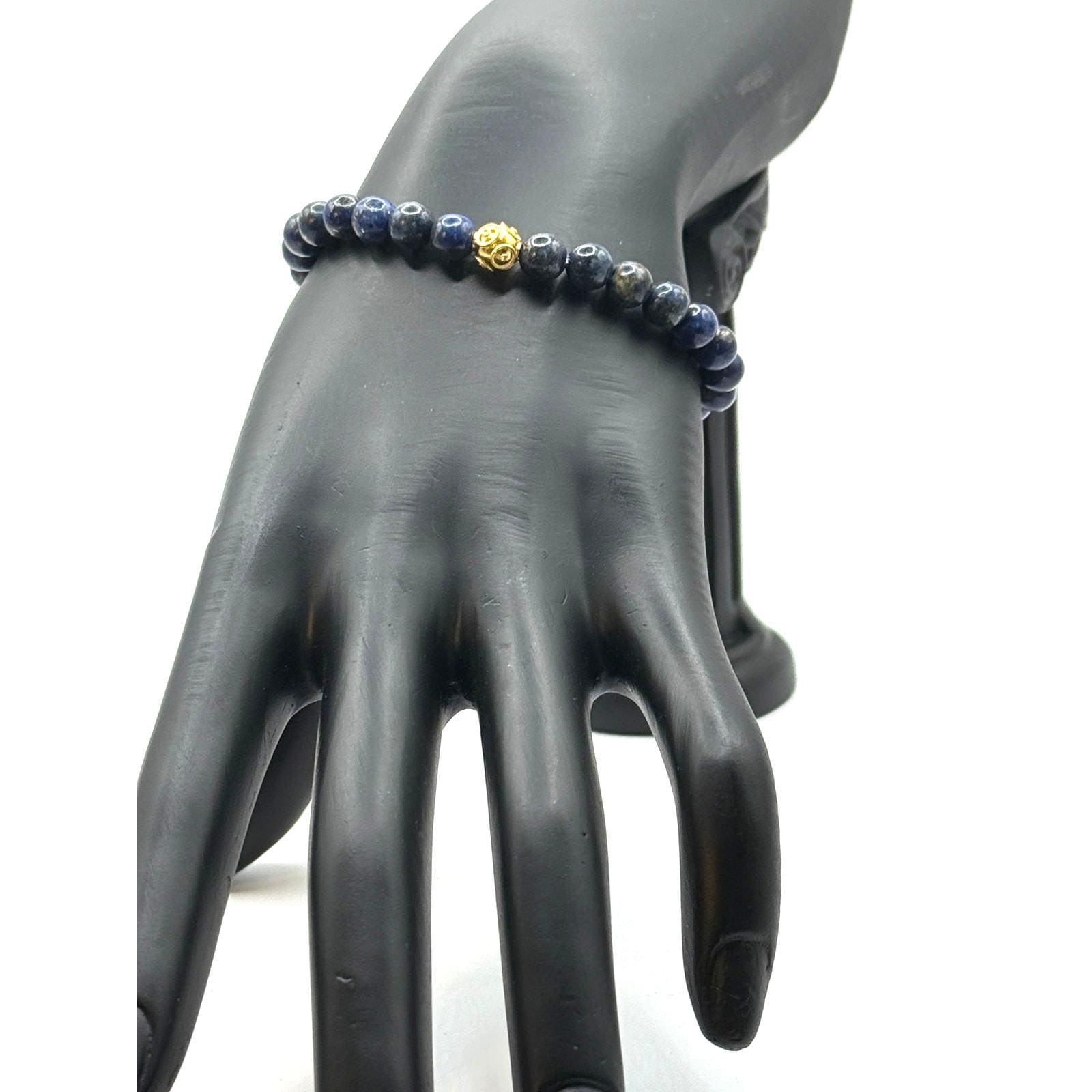 Portuguese 19.2KT Viana's Conta Beaded Lapis Lazuli Bracelet