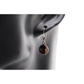 Handmade Sterling Silver Vintage Moon Star Wire Earrings