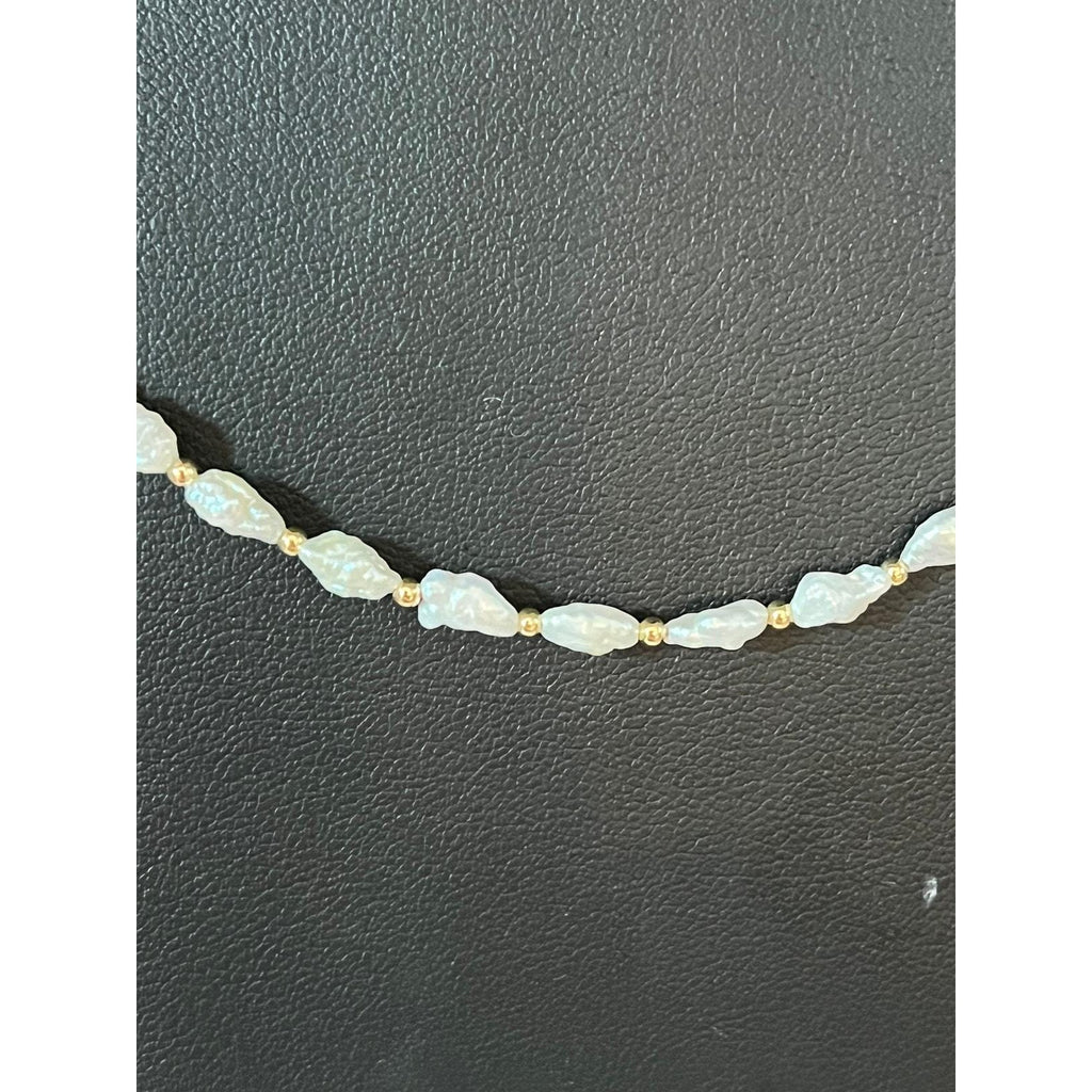 Stone Harbor Freshwater Pearl Beaded Necklace 14k Gold Filled