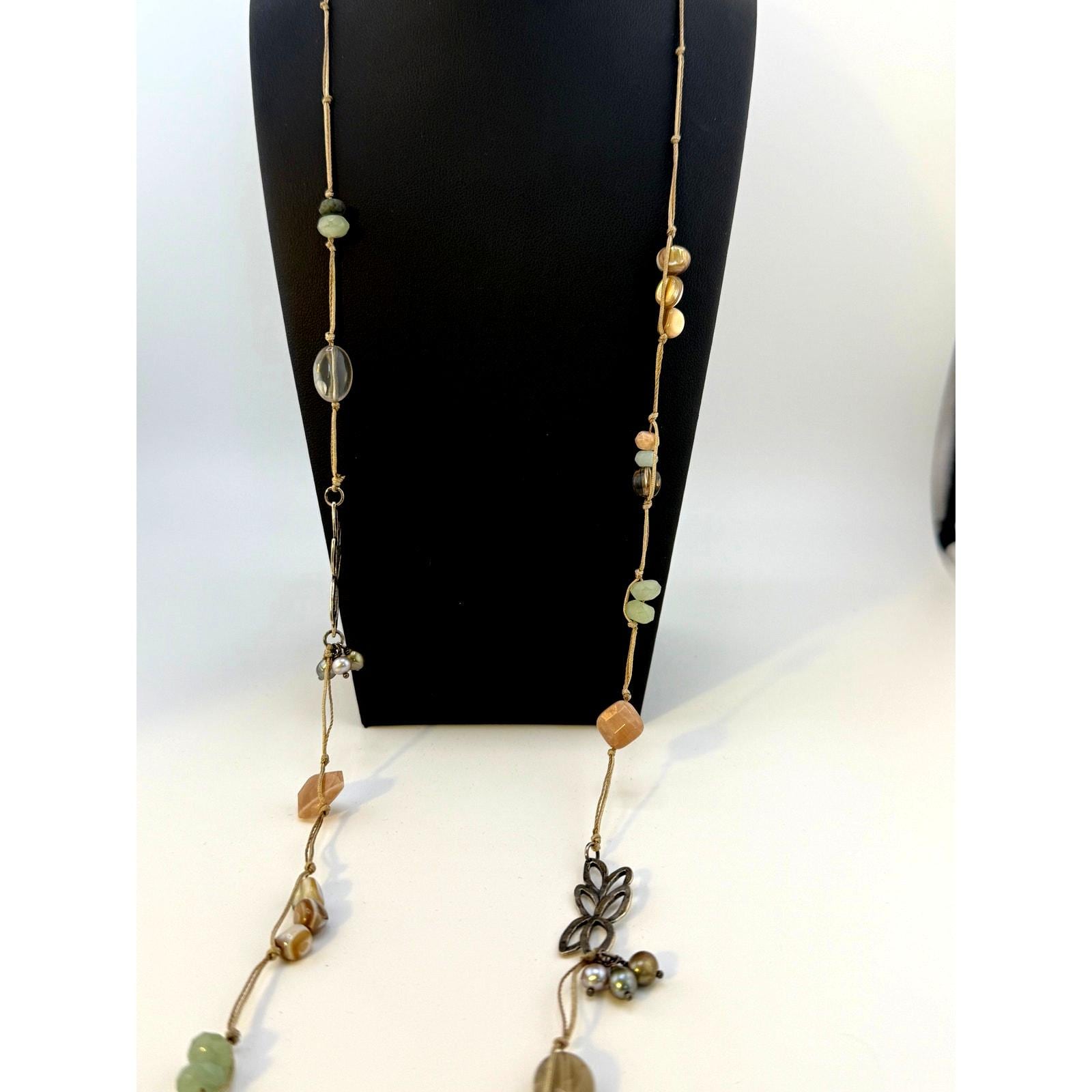 Silpada 'Petal Moonstone' Sterling Silver Necklace