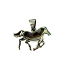 Sterling Silver Running Horse Pony Charm Pendant