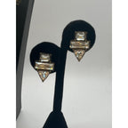 Silpada Quartz 'Crystal Clear' Swarovski Brass Necklace And Earrings