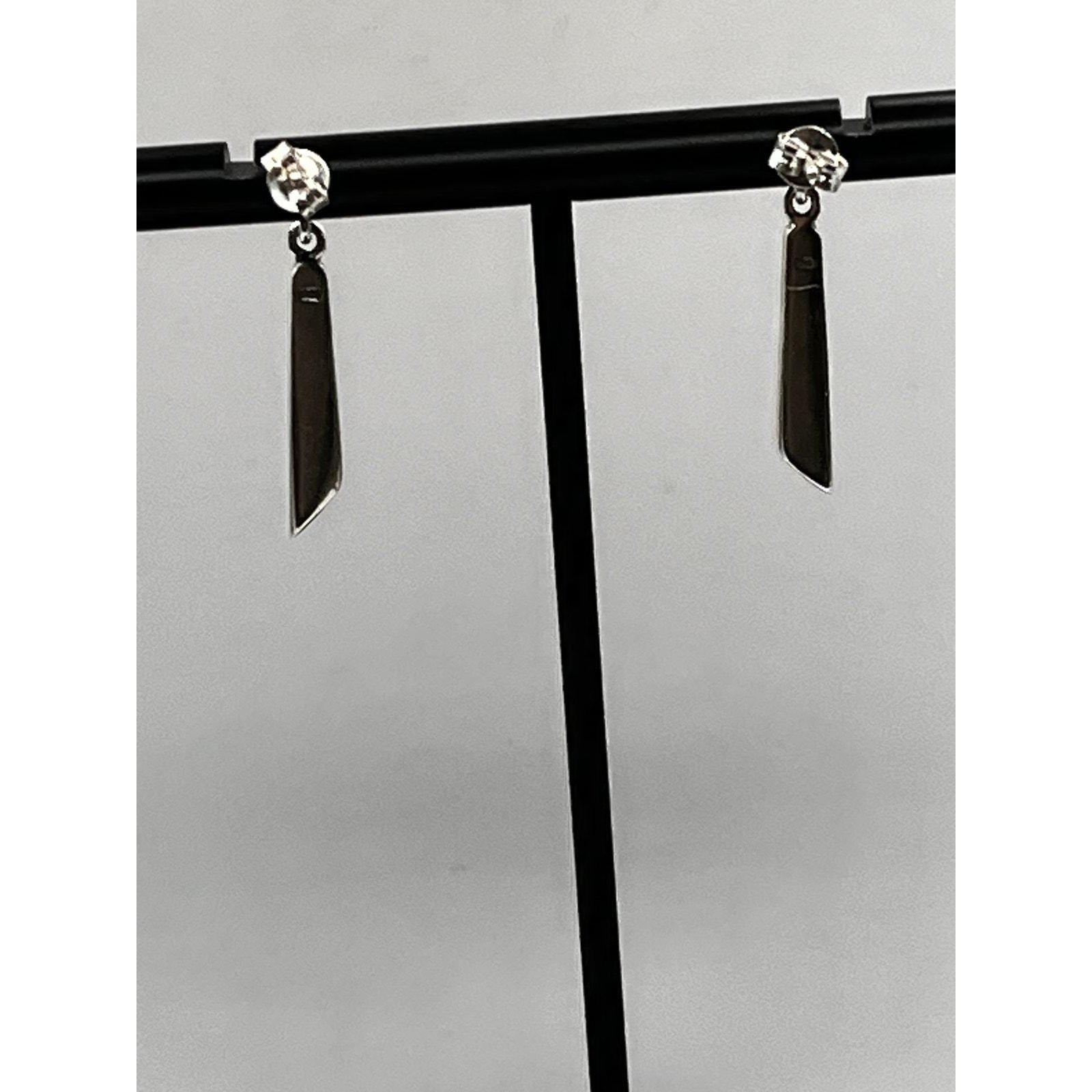 Vintage 925 Sterling Silver Turquoise Dangle Earrings