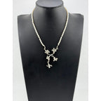 Rare Vintage Michael Michaud Dogwood Sprig Necklace - 16.5"