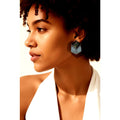 Sterling Silver Southwestern NA Multi-Stone Earrings