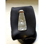 Silpada 925 Sterling Silver Hammered Curved Tie Pendant