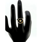 Jane Diaz Statement Sterling Silver Bowl Ring Size 6