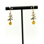 Michael Michaud Dainty Orange Blossom Wire Earrings