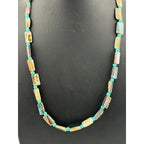 Native American Abalone and Glass Bead Necklace