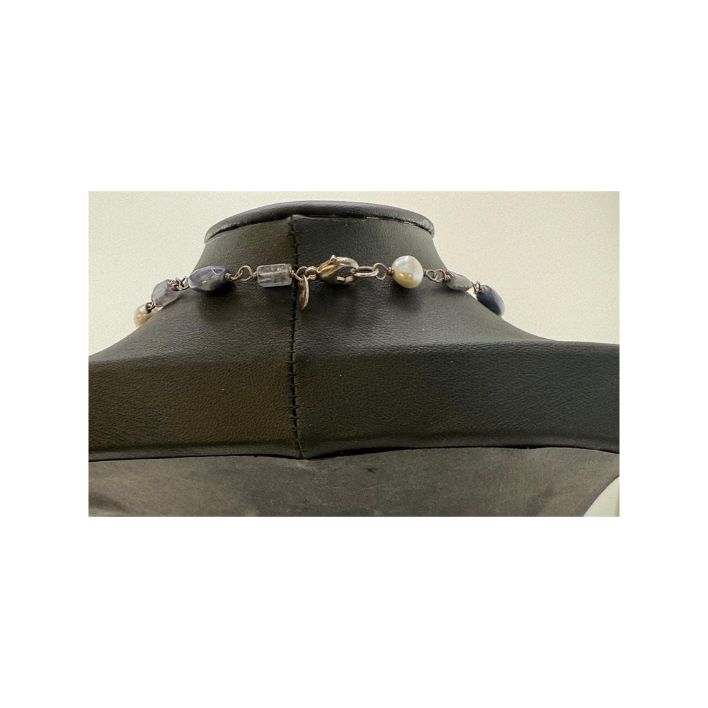 Silpada Blue Sodalite Lolite Choker Necklace
