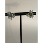 Michael Michaud Forget Me Not Triple Flower Post Earrings