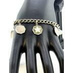 Vintage Unique 925 Sterling Silver 8 Charm Bracelet