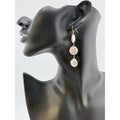 Jessica Matrasko Freshwater Pearls Dangle Drop Wire Earrings