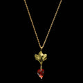 Michael Michaud Radish 16" Adj. Pendant Necklace