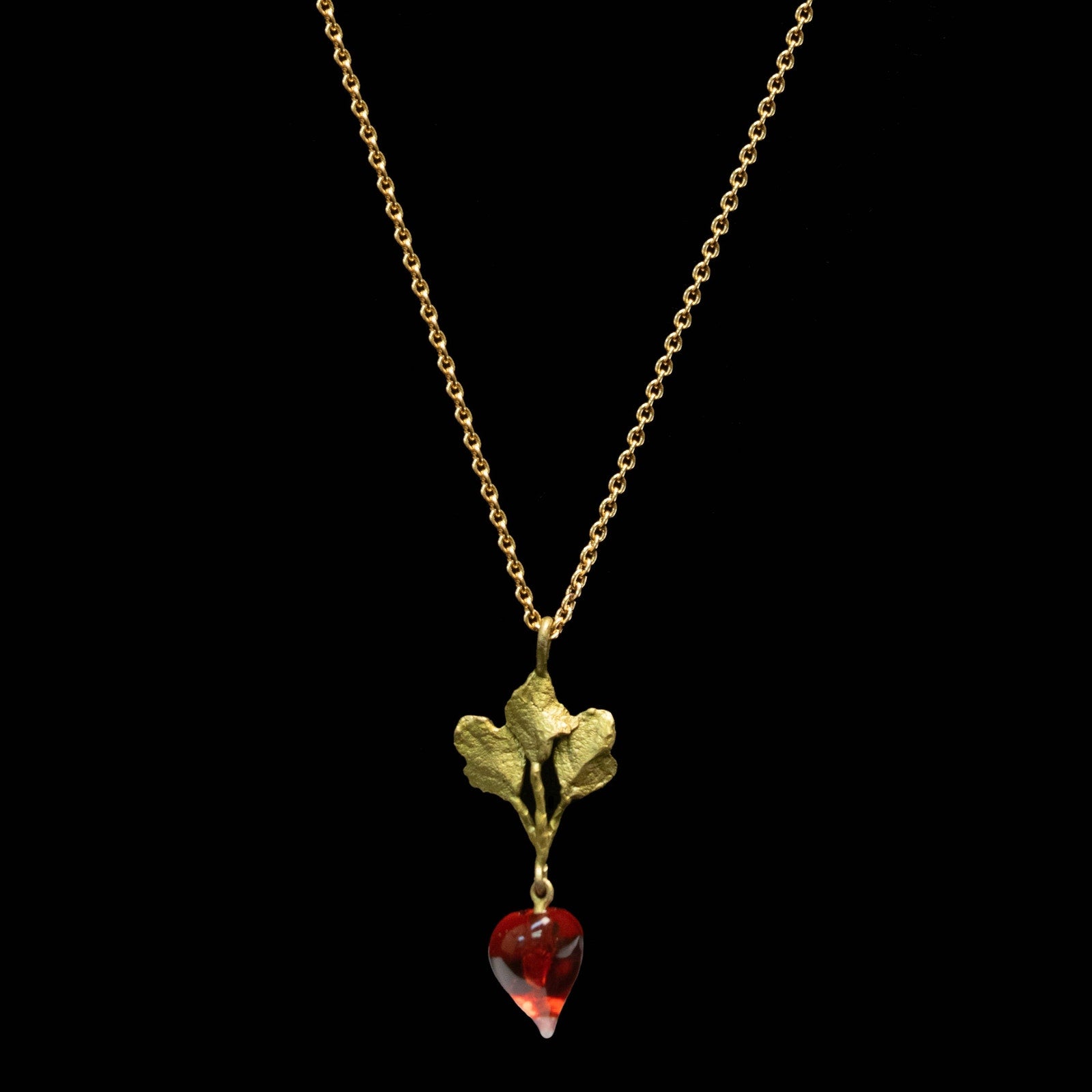 Michael Michaud Radish 16" Adj. Pendant Necklace