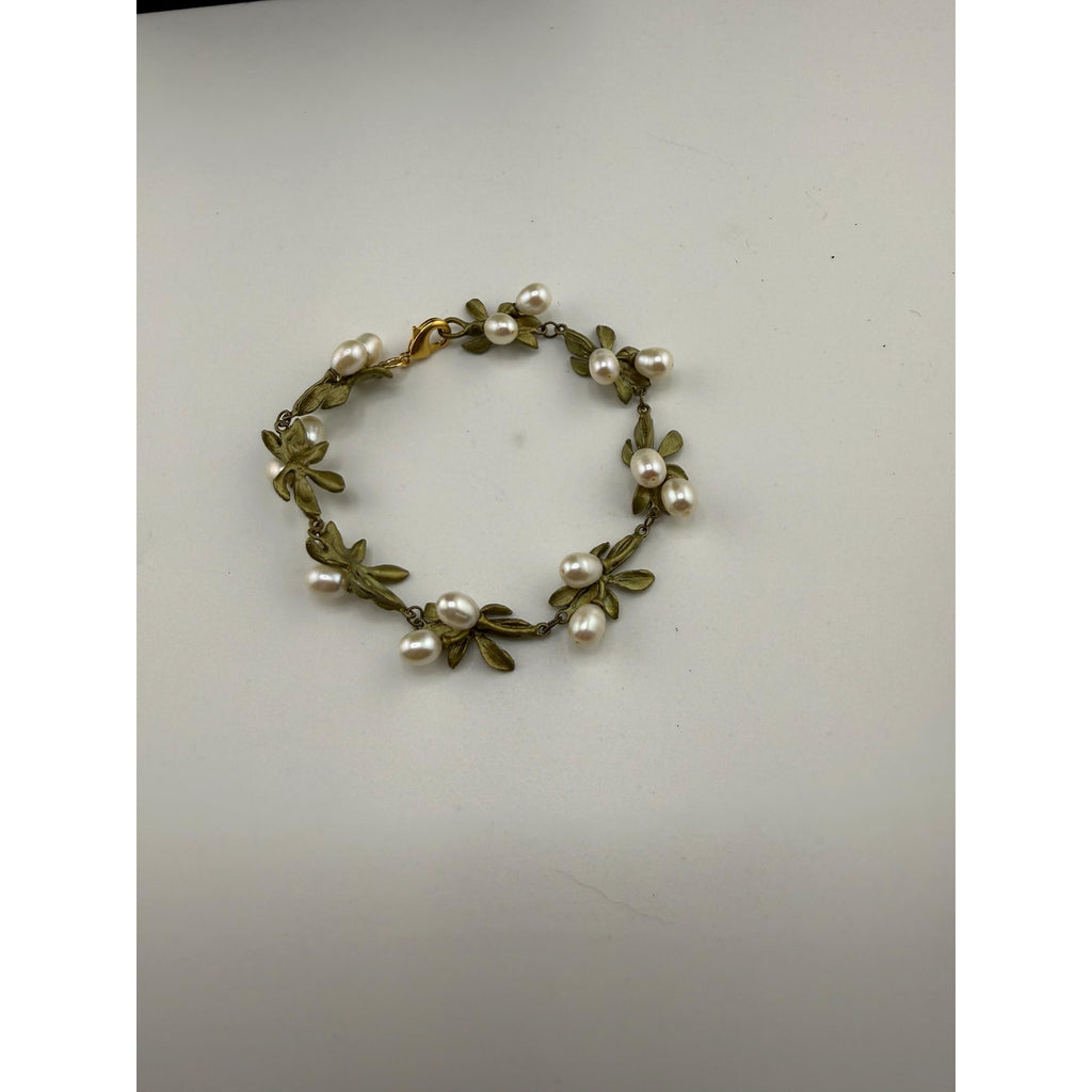 Michael Michaud Orange Blossom Pearl Bracelet