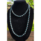 Navajo Mary W Roanhorse 'Ancient Ones' carved Basalt Necklace Set