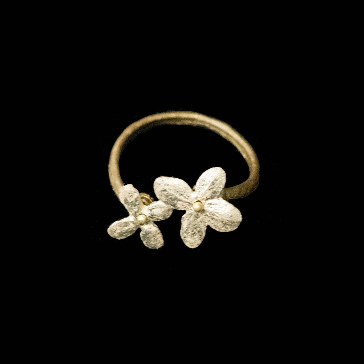 Michael Michaud White Hydrangea Adj. Ring