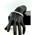 Native American Sterling Silver Opal Cuff Bracelet