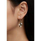Michael Michaud Flowering Thyme Dainty Dangle Wire Earrings