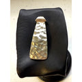 Silpada 925 Sterling Silver Hammered Curved Tie Pendant