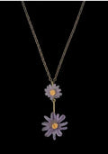 Michael Michaud Aster Double Drop Pendant - 16" Adj.