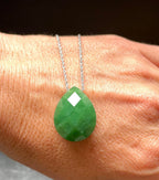 Faceted Teardrop Pendant 17*22mm - Sarasotabydesign