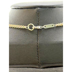 Breuning 925 Sterling, Gold Plated, Diamond Double Strand Necklace