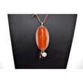 Silpada Sterling Silver Soursop Leaf Pendant Waxed Cotton Cord Necklace