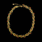 Michael Michaud Asparagus Vine Statement Necklace
