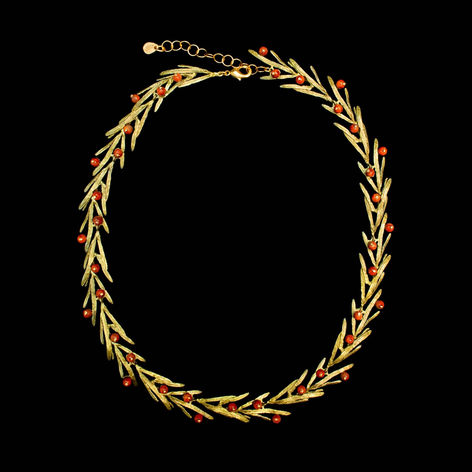 Michael Michaud Asparagus Vine Statement Necklace