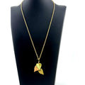Michael Michaud Sweet Potato Vine Pendant Necklace