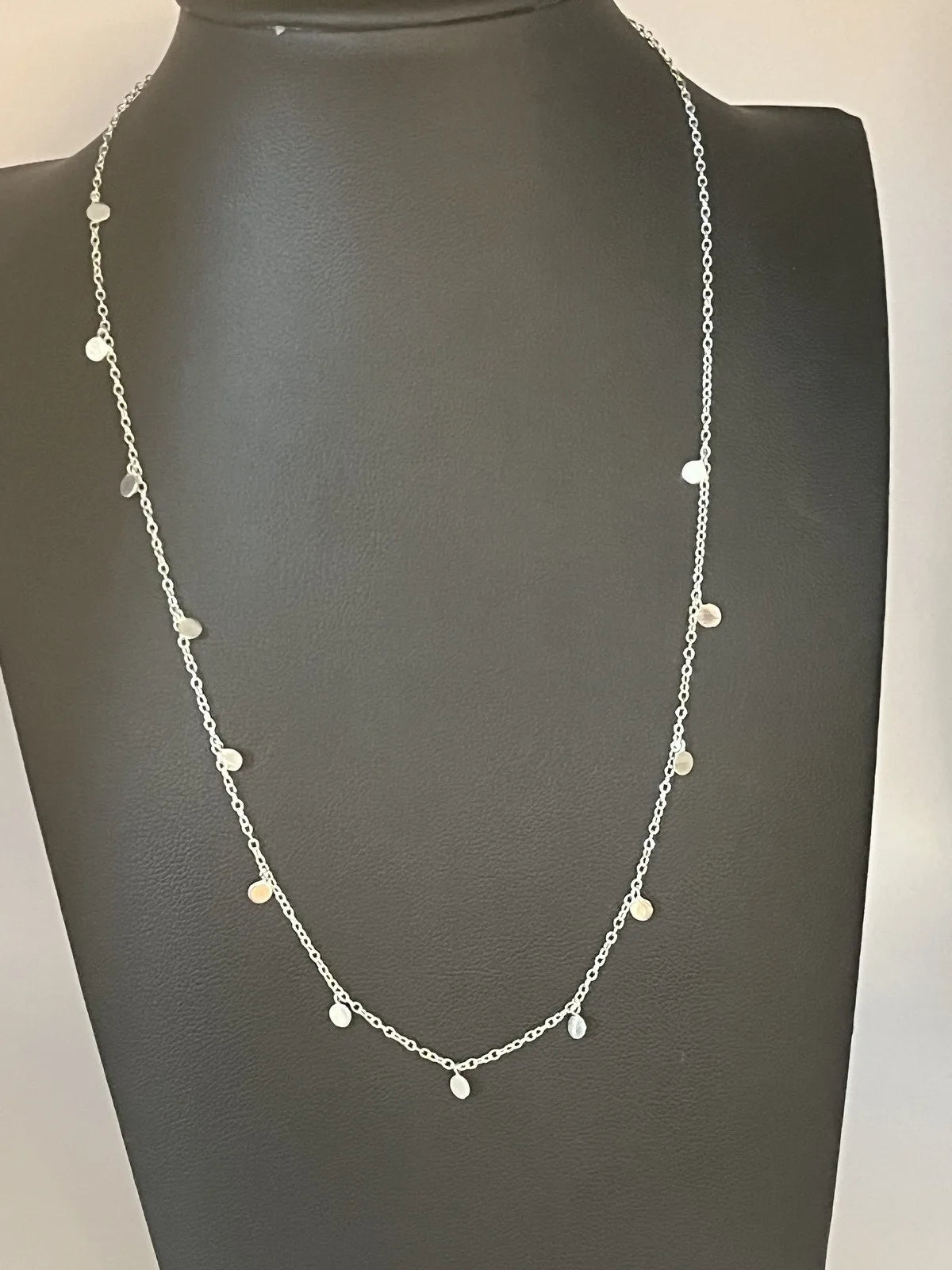 Silpada 'Silver Lace' Adjustable Sterling Silver Station Necklace