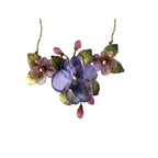 Michael Michaud Cast Glass Impatiens Necklace
