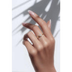 Zenzii Crystal studded nail ring size 6