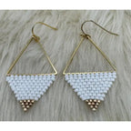 Native American Chippewa Handmade Beaded Earrings
