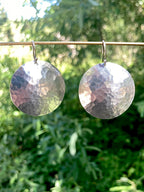 Alison Morse Full Moon Earrings in Sterling Silver | Moon Phase Earrings
