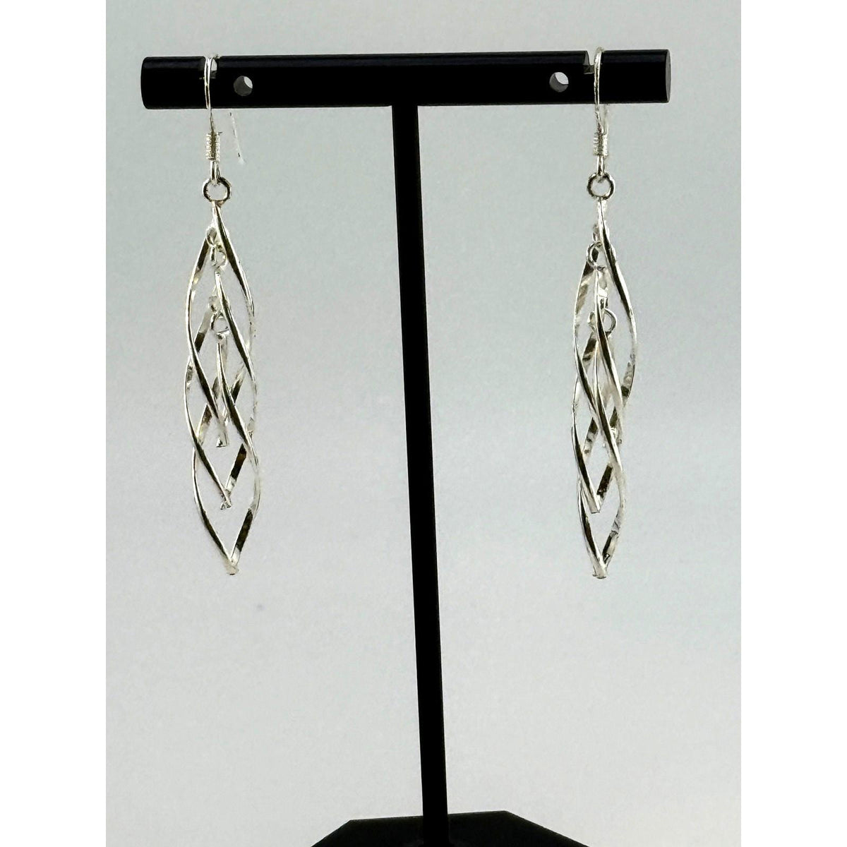 IBB TU 925 Sterling Silver Swirl Earrings - Sarasotabydesign