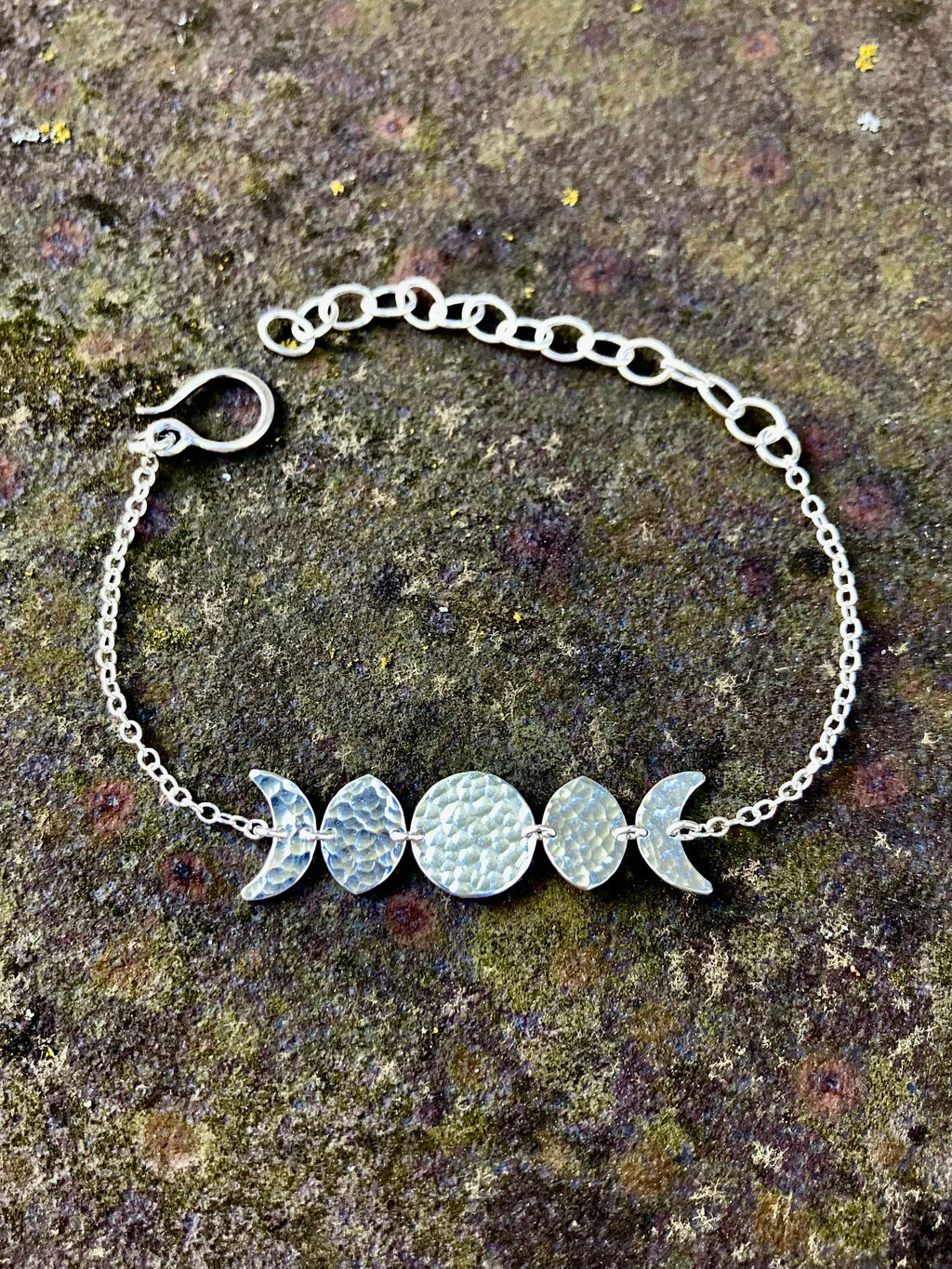 Alison Morse Moon Phase Bracelet in Sterling Silver