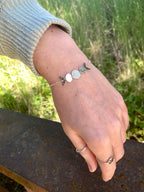 Alison Morse Moon Phase Bracelet in Sterling Silver