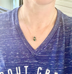 Saressa Designs Copper Turquoise Necklace - Classic Blue