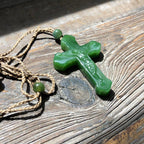 Jade Crucifix Pendant, 4814