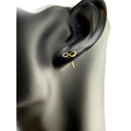Jessica Matrasko Gold Filled Infinity Stud Earrings