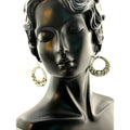 Karine Sultan Embellished Circle Drop Dangle Earrings - Sarasotabydesign