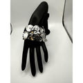 Karine Sultan Silver Tone Hammered Cuff Bracelet - Sarasotabydesign