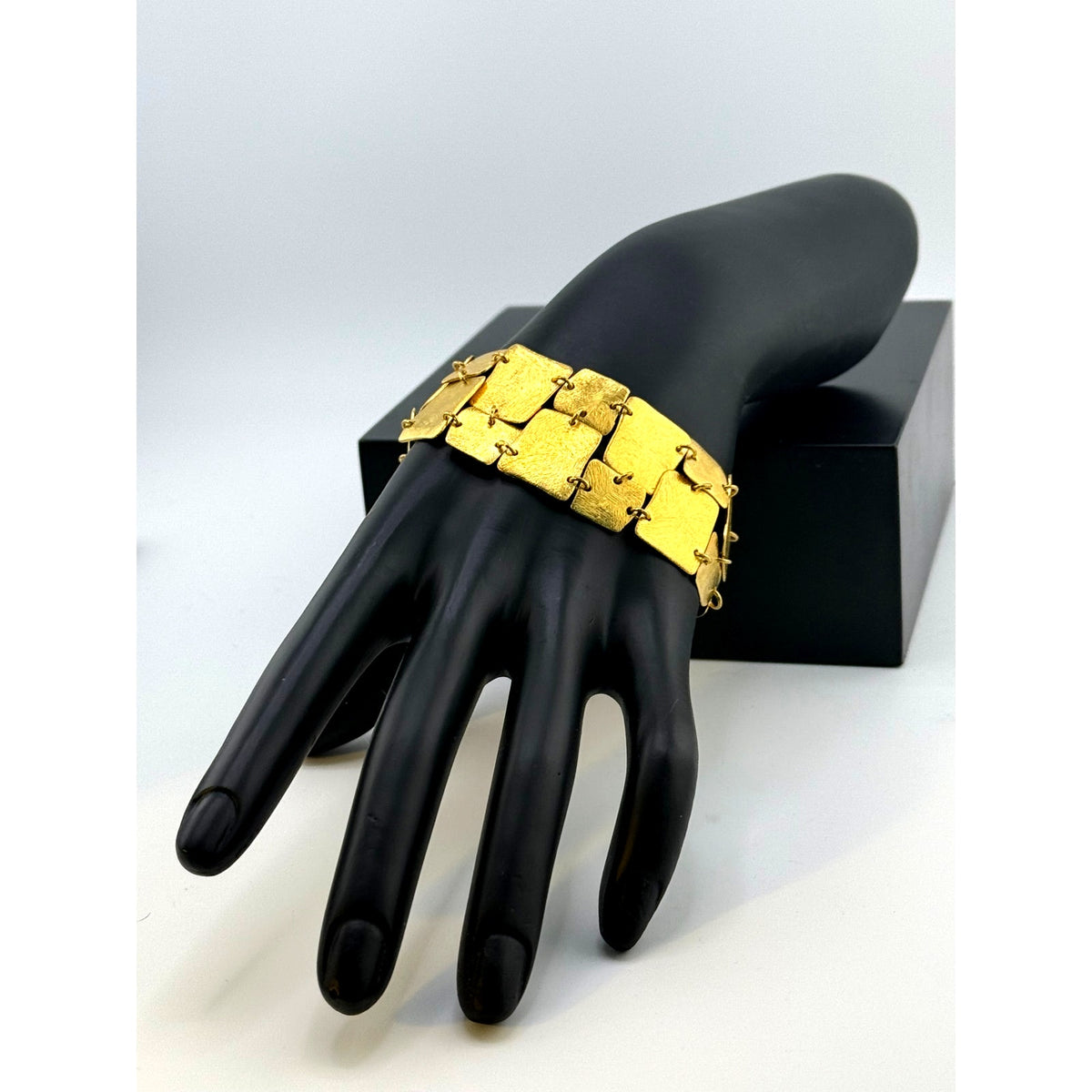 Marcia Moran 18K Gold Plated Double Coin Bracelet