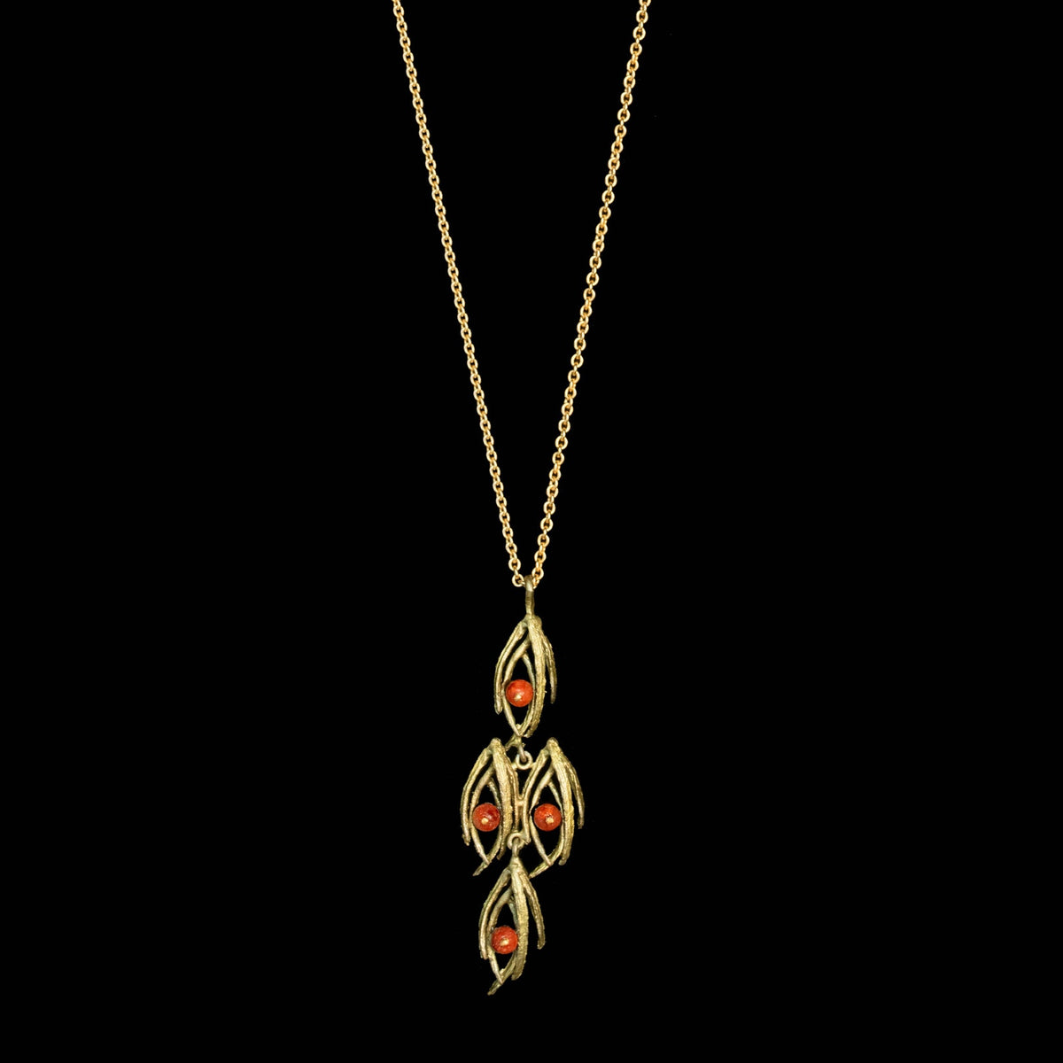 Michael Michaud Asparagus Vine 16" Adj. Pendant - Sarasotabydesign