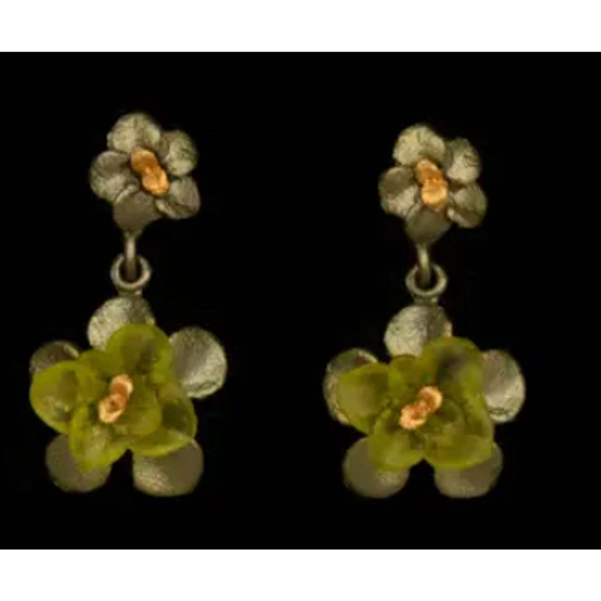 Michael Michaud Desert Flower Peridot Post Earrings - Sarasotabydesign